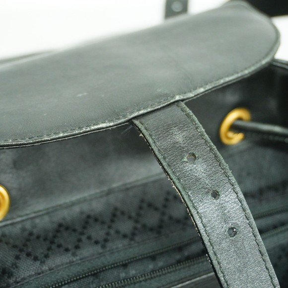 Gucci Backpack/Daypack Bamboo 003 2058 0016 Leather Black Women's - Picture 10 of 16